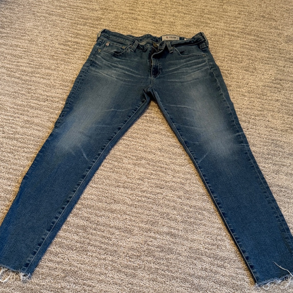 AG Adriano Goldschmied Dark Blue Skinny Jeans